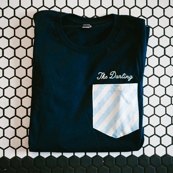 The Darling Stripe Pocket- Women's – The Darling Oyster Bar